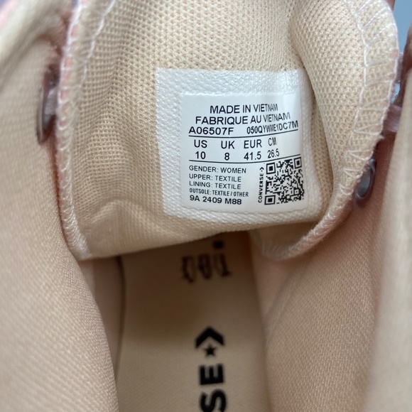 Converse Chuck Taylor All-Star Lift Platform Women's Shoes PINK Size 10 - NEW - Picture 7 of 8